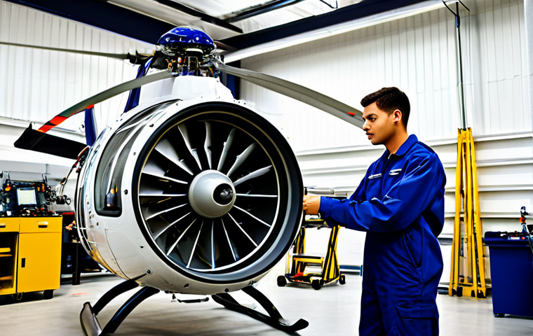 항공정비사가 추천하는 실습 기관 - Aviation Maintenance Training Facility**

"Interior of a modern aviation maintenance training facili...